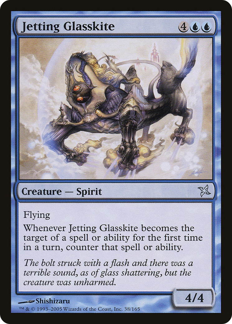 Image of Jetting Glasskite (BOK-038) - Betrayers of Kamigawa