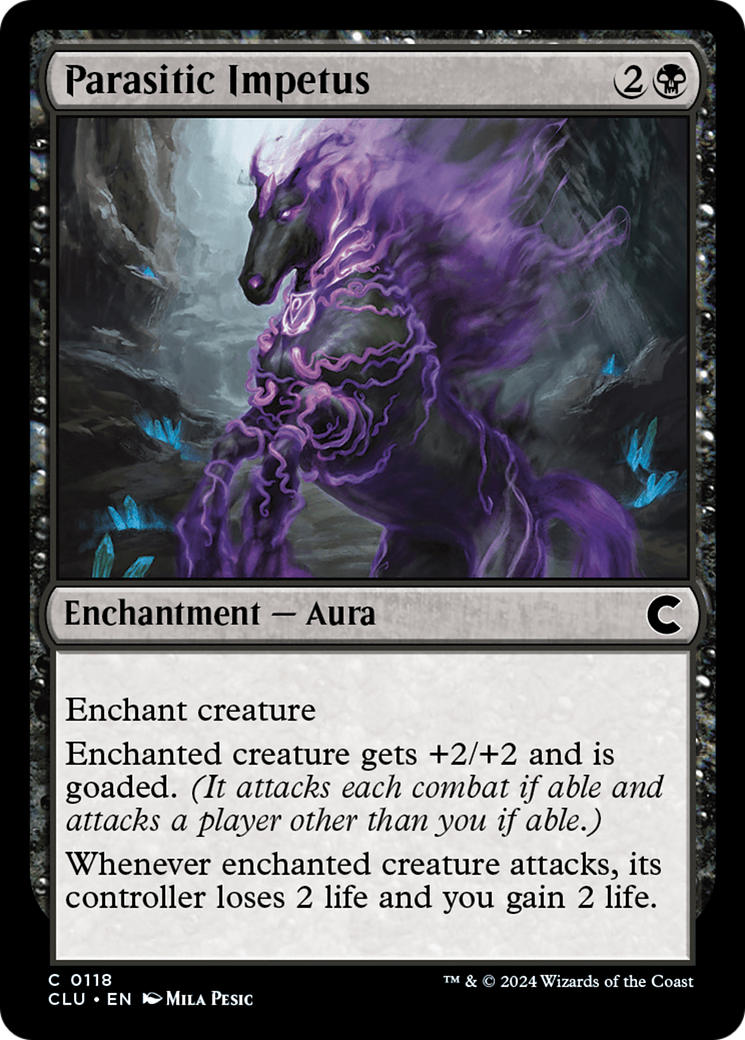 Image of Parasitic Impetus (CLU-118) - Ravnica: Clue Edition