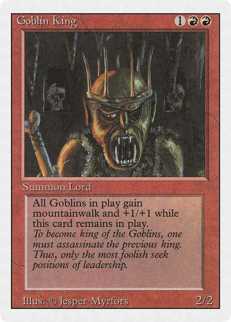 Image of Goblin King (3ED-) - Revised Edition