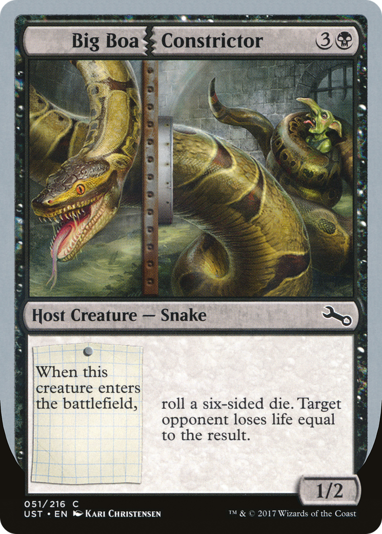 Image of Big Boa Constrictor (UST-051) - Unstable Foil