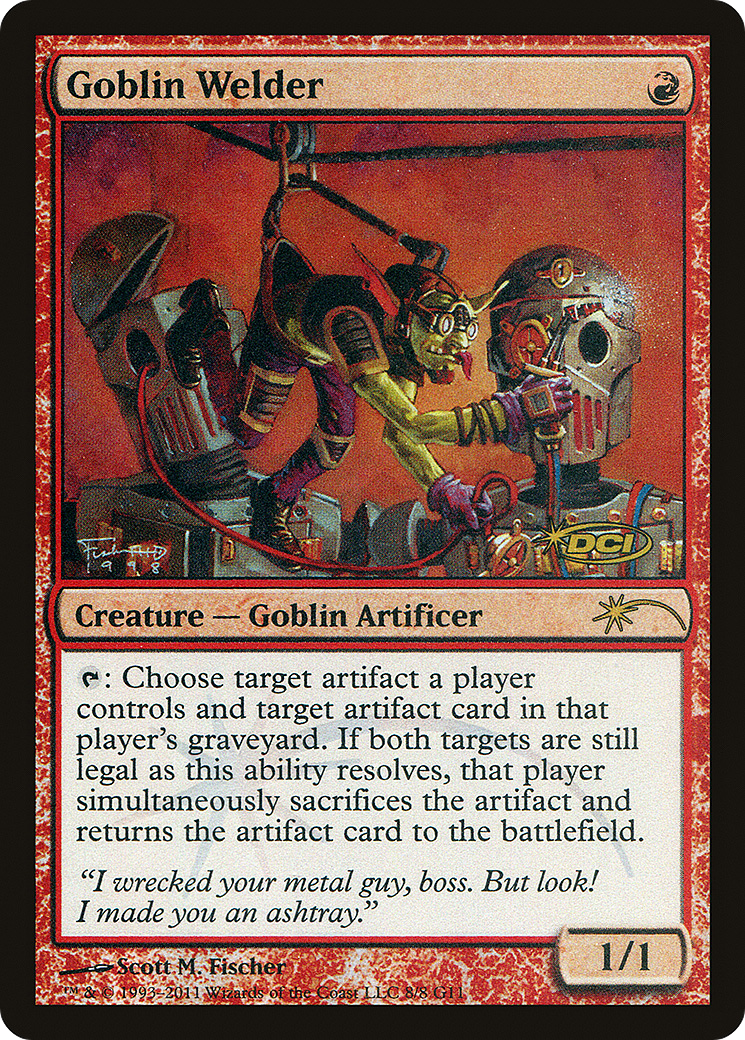 Image of Goblin Welder (JDG-008) - Judge Gift Cards 2011 Foil