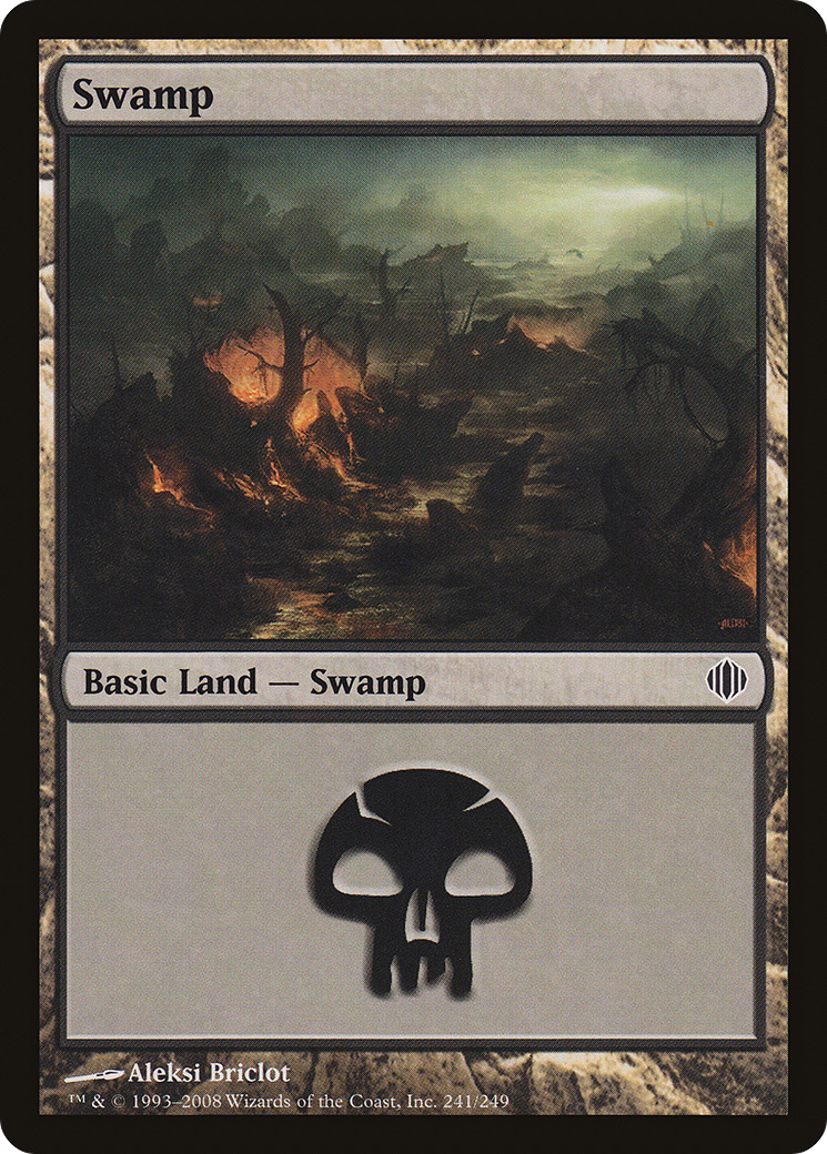 Image of Swamp (241) (ALA-241) - Shards of Alara Foil