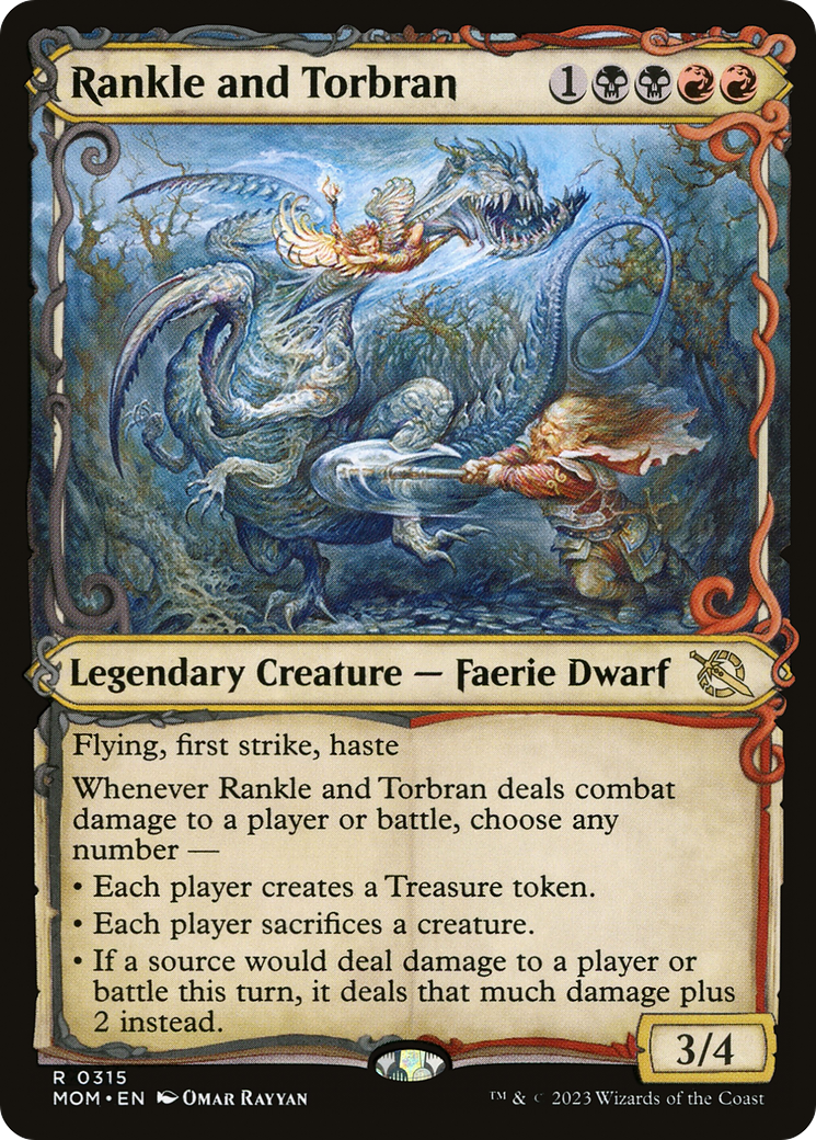 Image of Rankle and Torbran (Showcase) (MOM-315) - March of the Machine: (Showcase) Foil