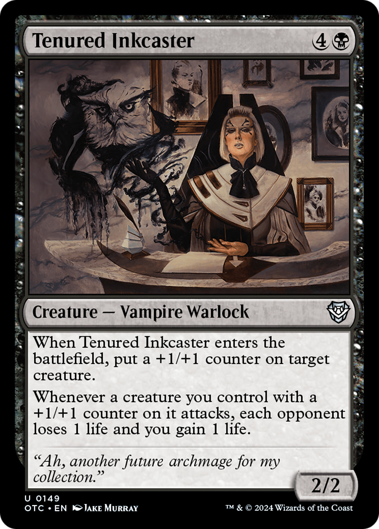 Image of Tenured Inkcaster (OTC-149) - Outlaws of Thunder Junction Commander