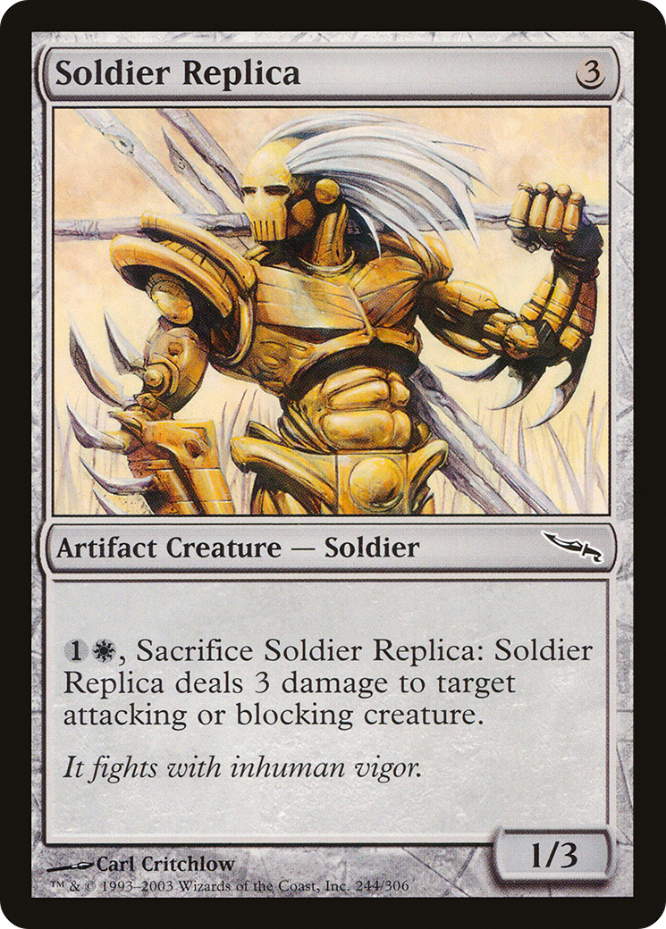 Image of Soldier Replica (MRD-244) - Mirrodin