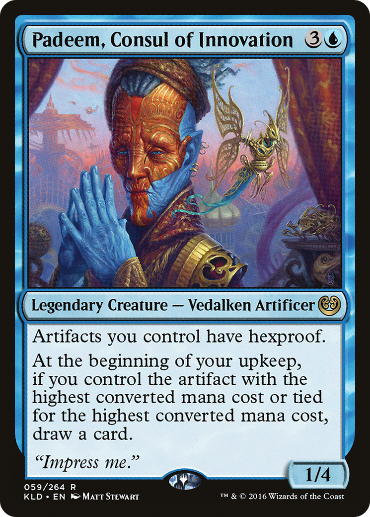Image of Padeem, Consul of Innovation (KLD-059) - Kaladesh Foil