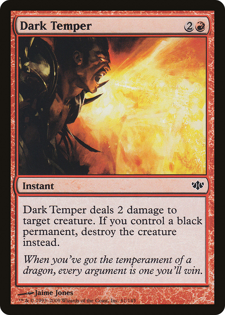 Image of Dark Temper (CON-061) - Conflux Foil
