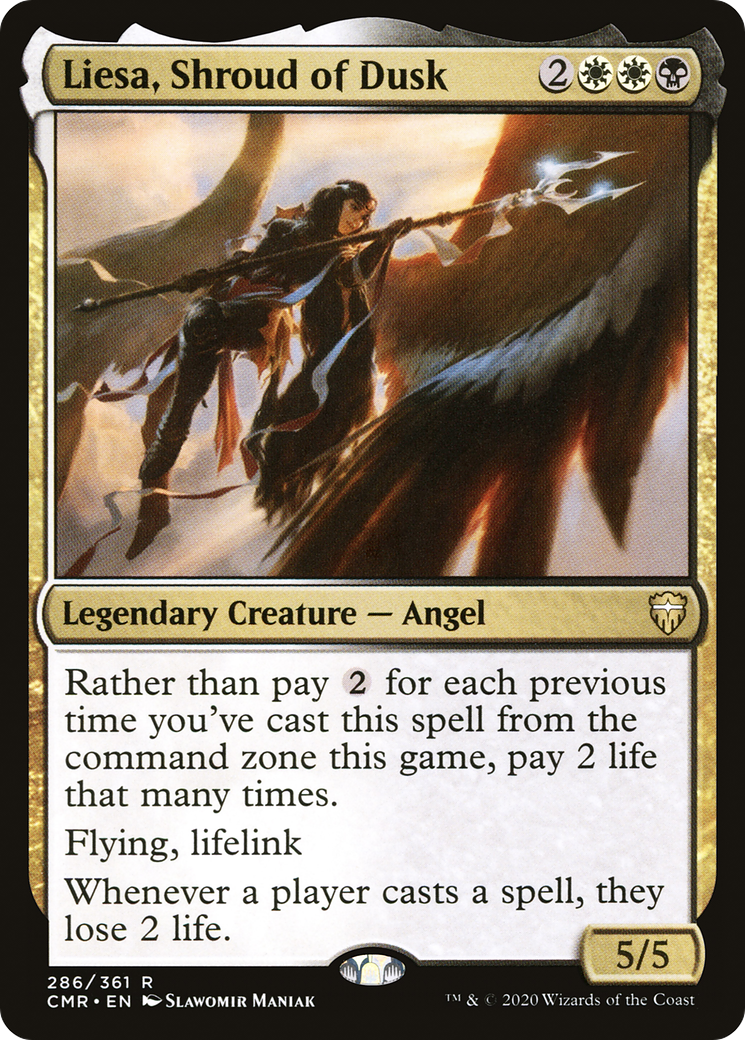 Image of Liesa, Shroud of Dusk (CMR-286) - Commander Legends Foil