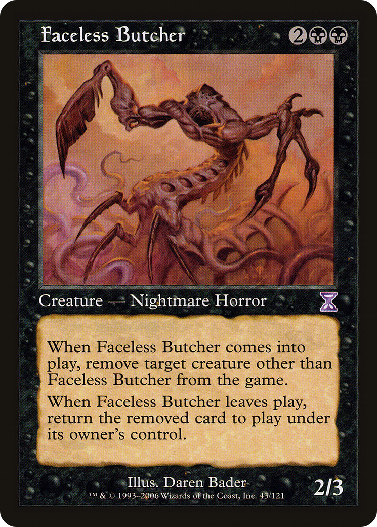 Image of Faceless Butcher (TSB-043) - Time Spiral Timeshifted