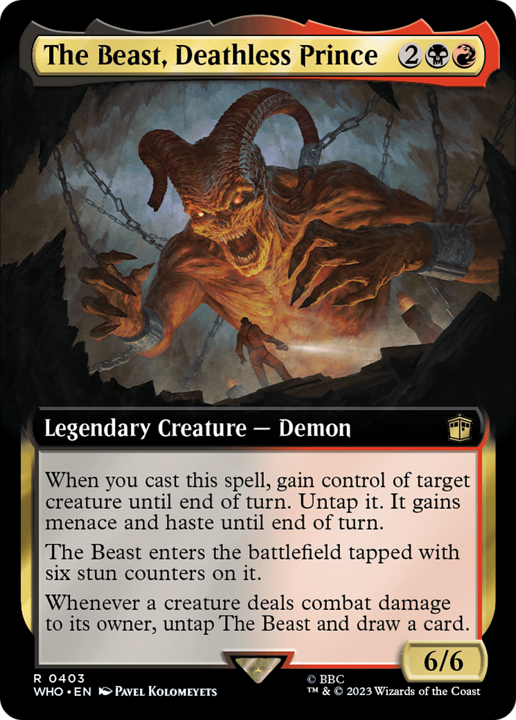 Image of The Beast, Deathless Prince (Extended Art) (WHO-403) - Doctor Who: (Extended Art)