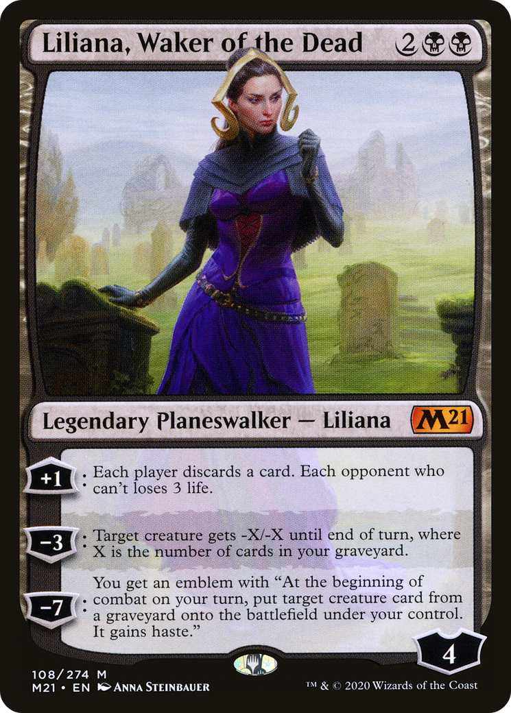 Image of Liliana, Waker of the Dead (M21-108) - Core Set 2021