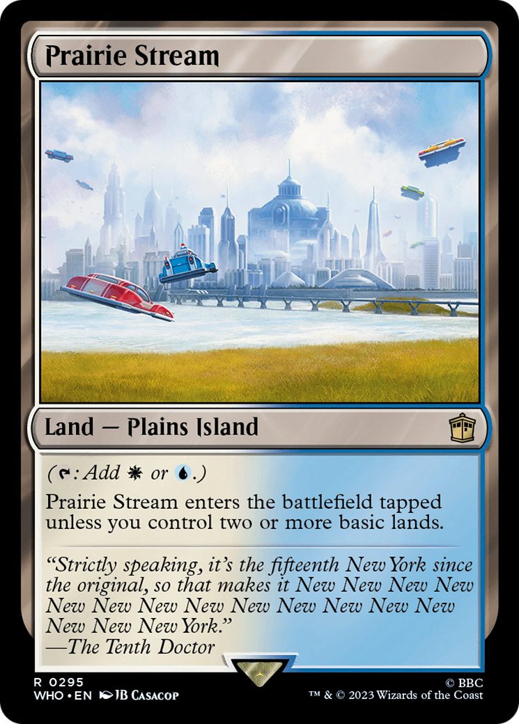 Image of Prairie Stream (WHO-295) - Doctor Who Foil