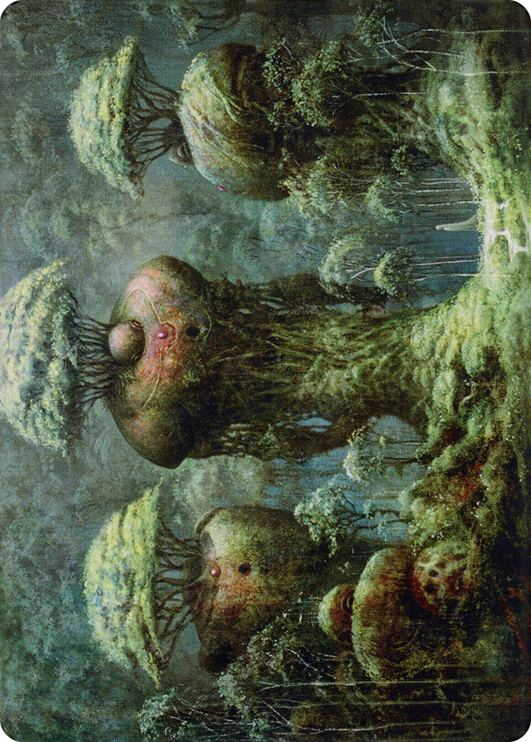 Image of Forest // Forest (ADMU-065) - Dominaria United Art Series (Borderless) Foil