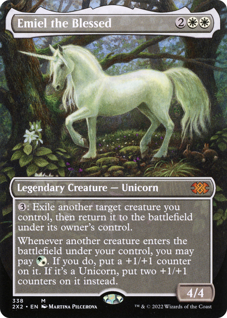 Image of Emiel the Blessed (Borderless) (2X2-338) - Double Masters 2022 (Borderless)