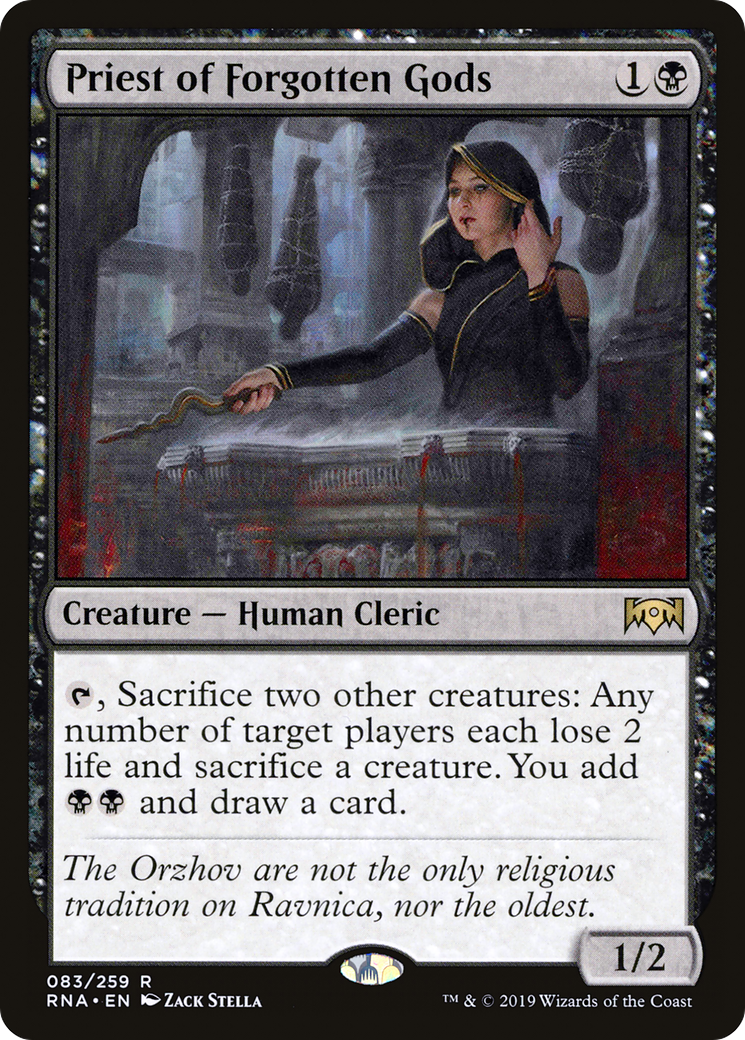 Image of Priest of Forgotten Gods (RNA-083) - Ravnica Allegiance