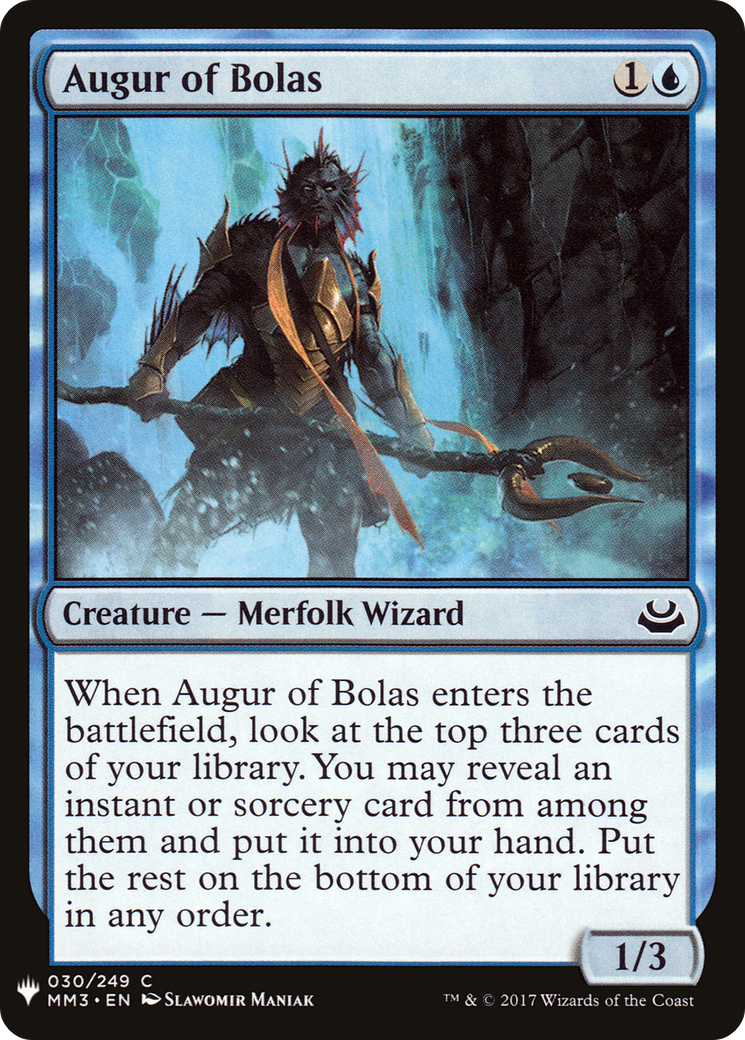 Image of Augur of Bolas (LIST-MM3-30) - The List