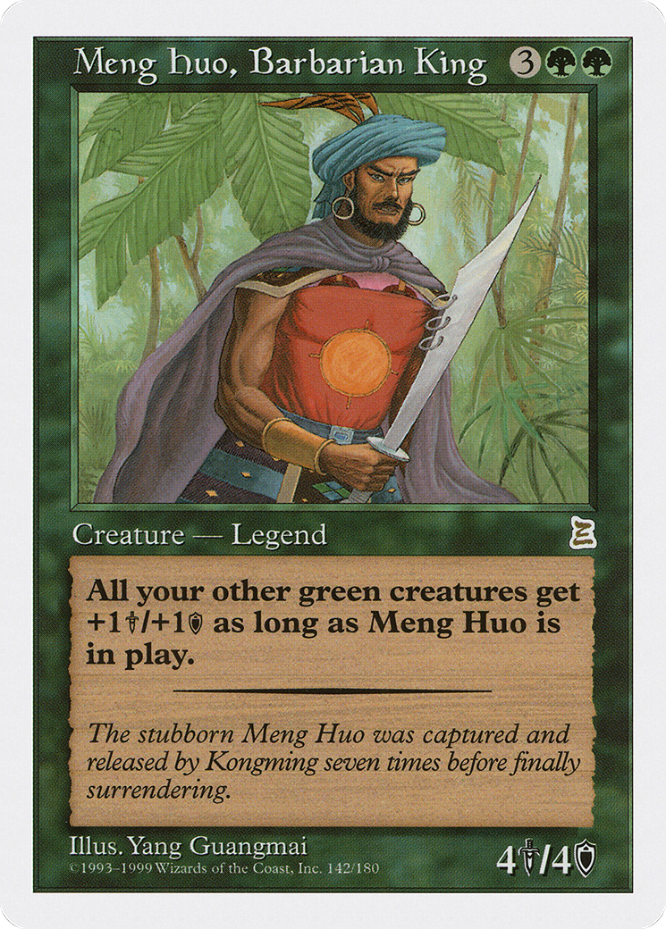 Image of Meng Huo, Barbarian King (PTK-142) - Portal Three Kingdoms