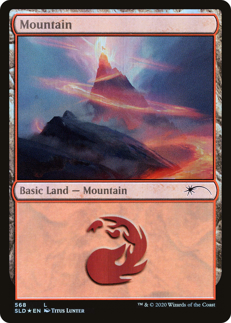 Image of Mountain (568) (SLD-568) - Secret Lair Drop Foil
