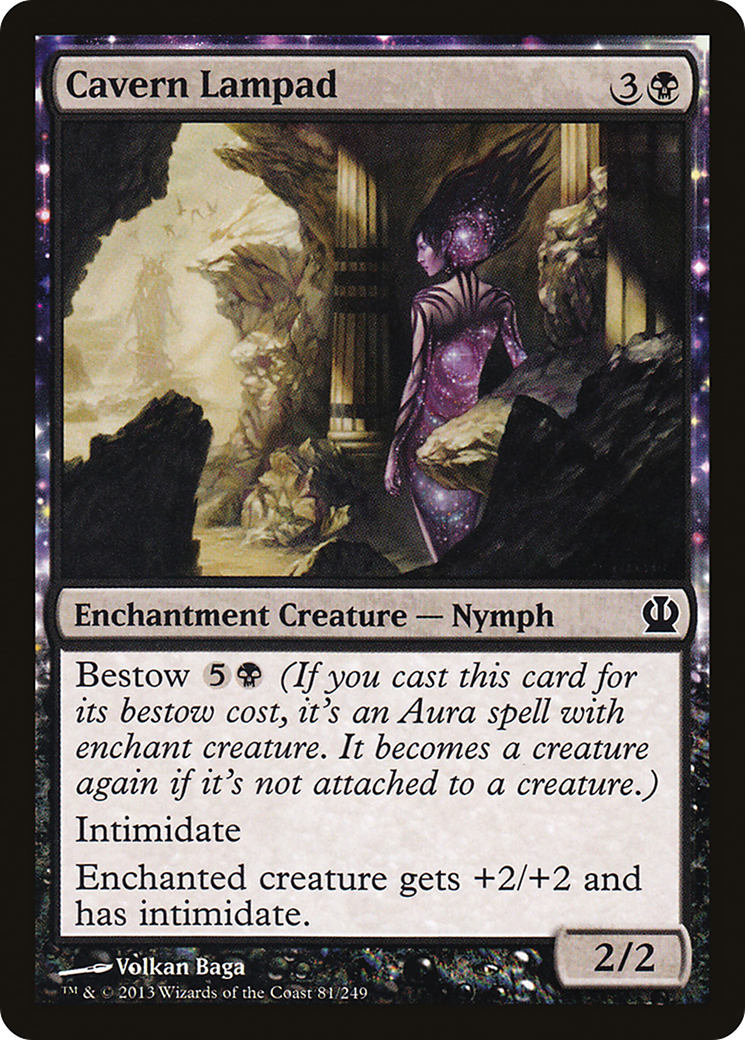 Image of Cavern Lampad (THS-081) - Theros: (enchantment) Foil