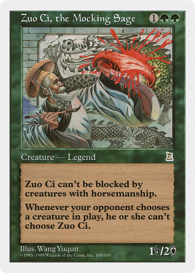 Image of Zuo Ci, the Mocking Sage (PTK-165) - Portal Three Kingdoms