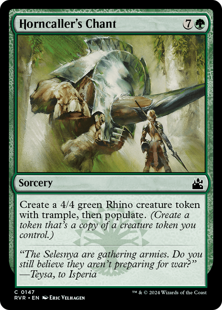 Image of Horncaller's Chant (RVR-147) - Ravnica Remastered
