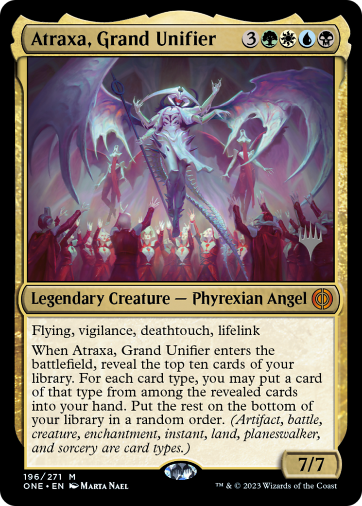 Image of Atraxa, Grand Unifier (PPONE-196) - Phyrexia: All Will Be One Promos