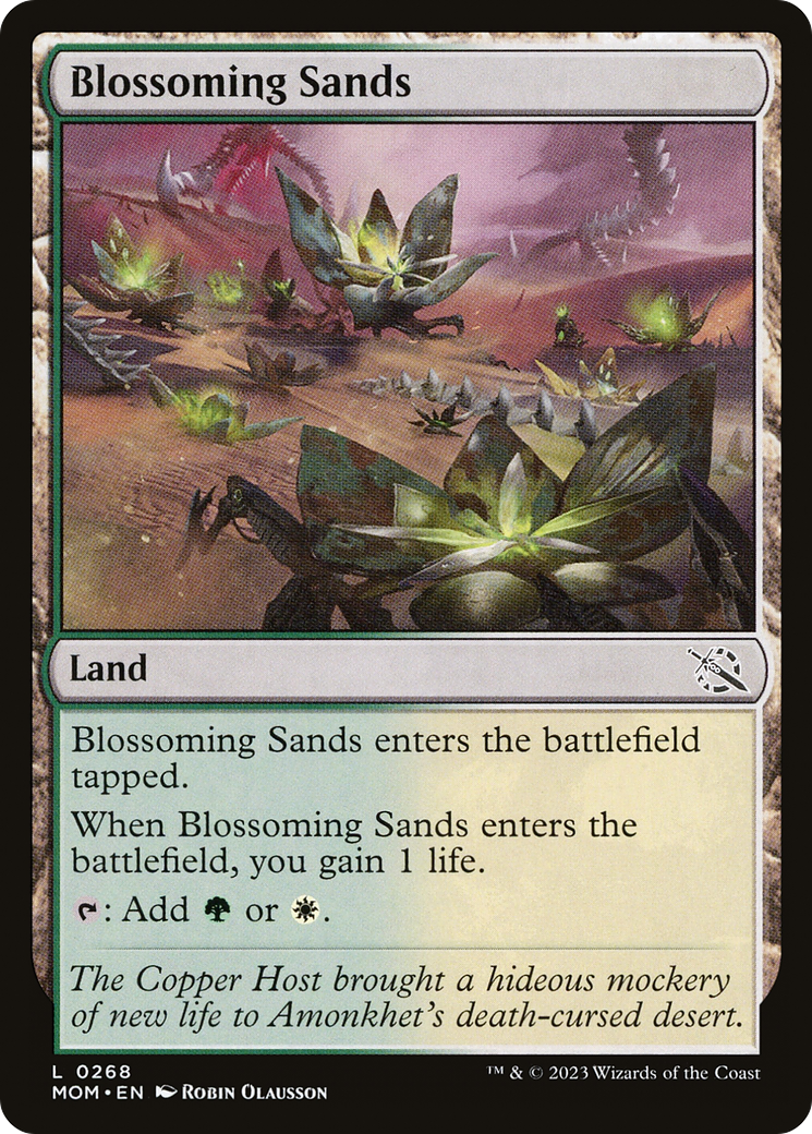 Image of Blossoming Sands (MOM-268) - March of the Machine