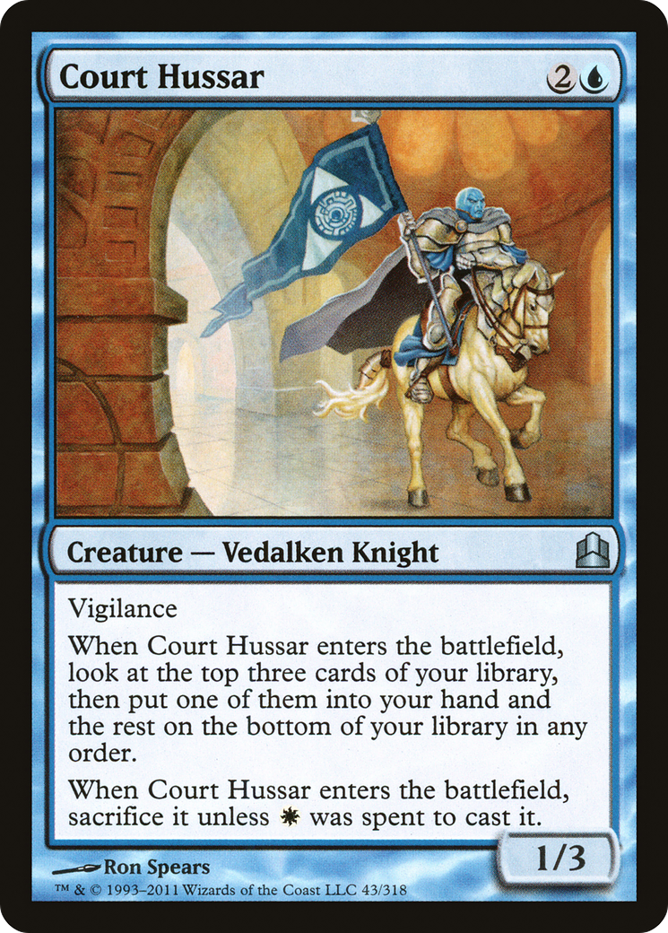 Image of Court Hussar (CMD-043) - Commander 2011