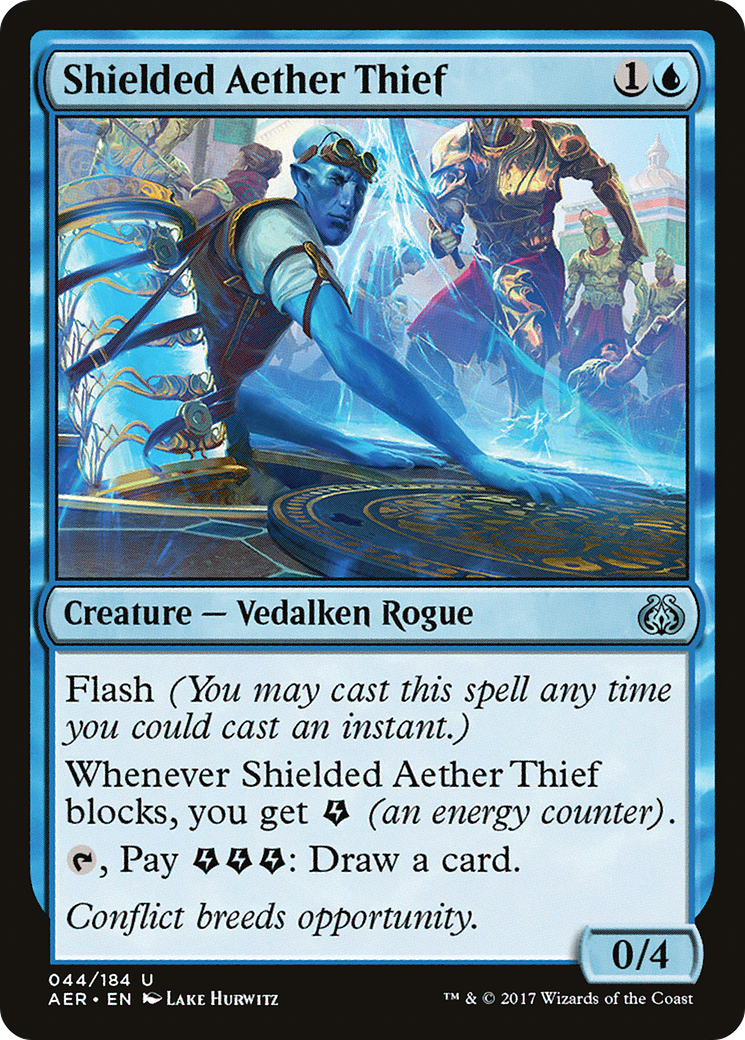Image of Shielded Aether Thief (AER-044) - Aether Revolt Foil
