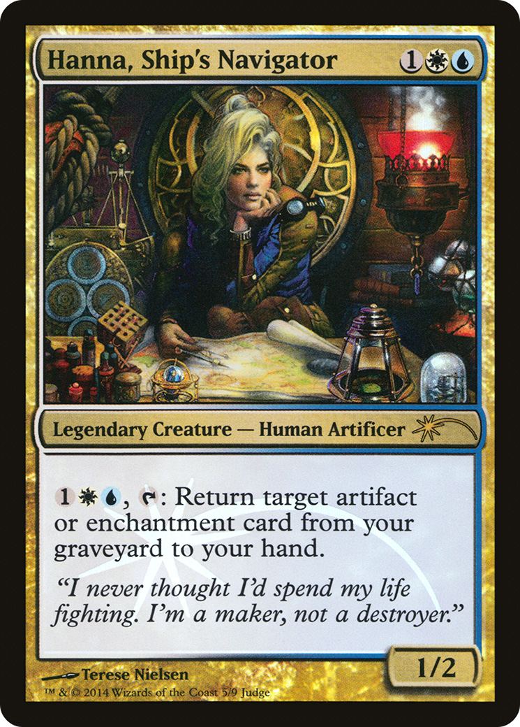 Image of Hanna, Ship's Navigator (JDG-005) - Judge Gift Cards 2014 Foil