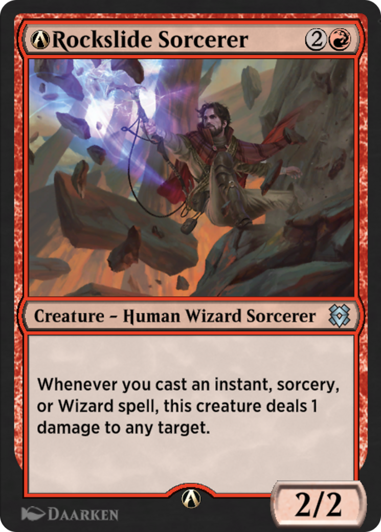 Image of A-Rockslide Sorcerer (ZNR-A-154) - Zendikar Rising