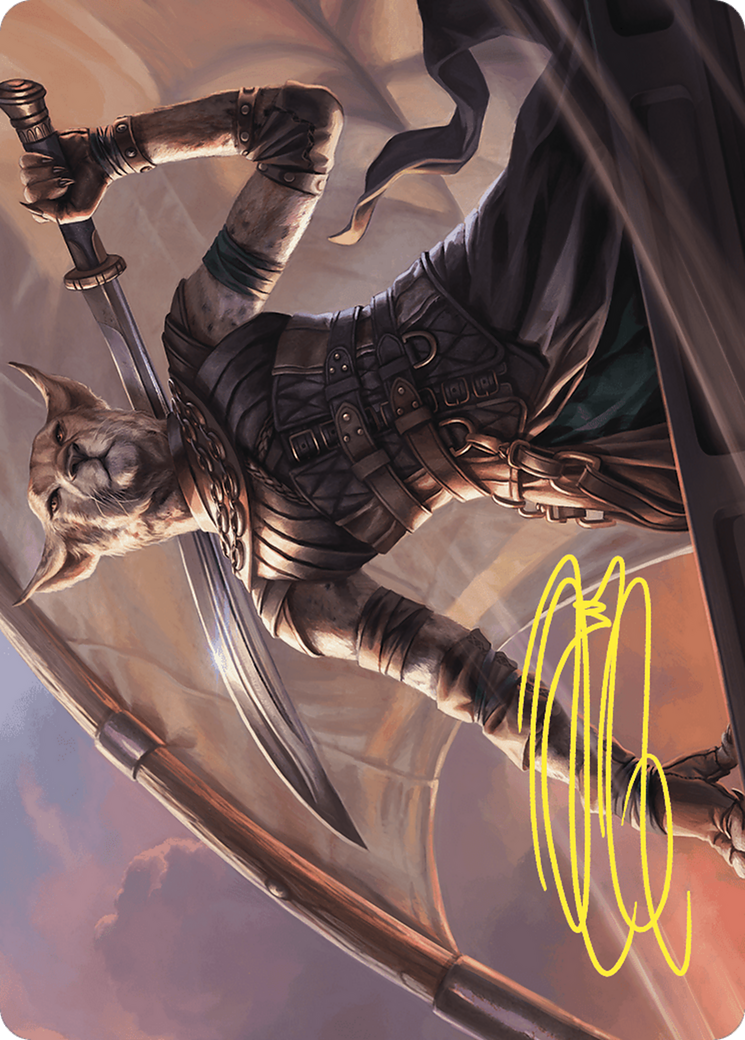 Image of Mirri, Weatherlight Duelist // Mirri, Weatherlight Duelist (ACMM-028) - Commander Masters Art Series (Borderless) Foil