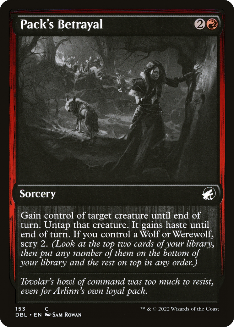 Image of Pack's Betrayal (DBL-153) - Innistrad: Double Feature