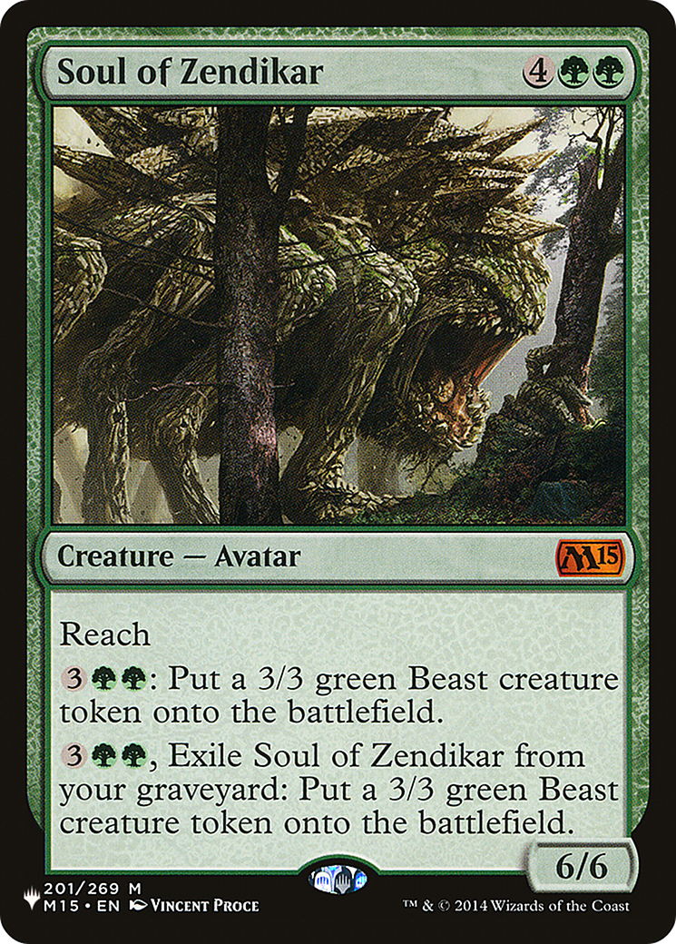 Image of Soul of Zendikar (LIST-M15-201) - The List