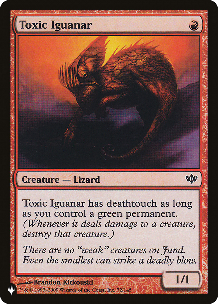 Image of Toxic Iguanar (LIST-CON-72) - The List