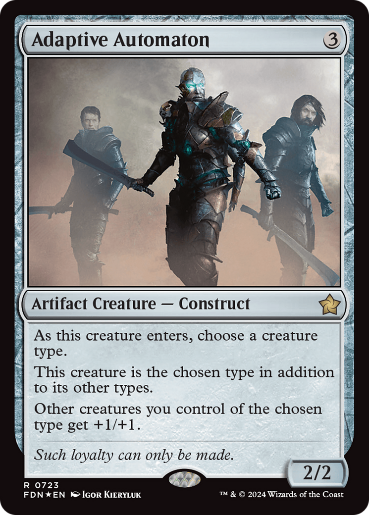 Image of Adaptive Automaton (FDN-723) - Foundations Foil