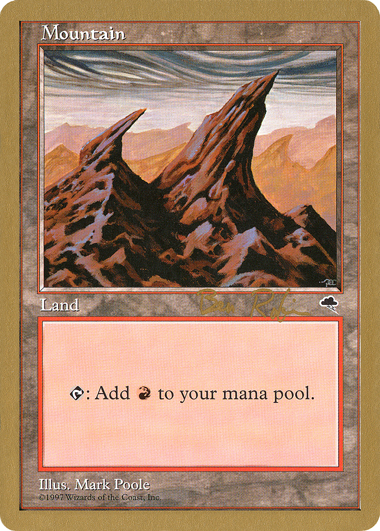 Image of Mountain (Right) - 1998 Ben Rubin (TMP) (WCD-) - World Championship Decks 1998