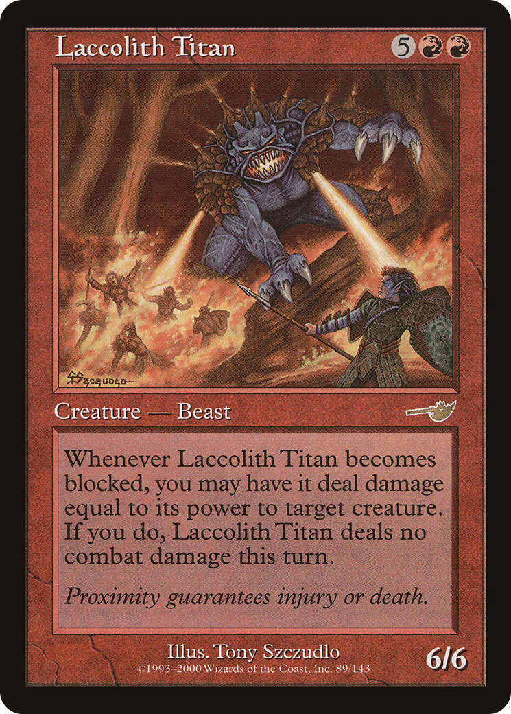 Image of Laccolith Titan (NMS-089) - Nemesis Foil