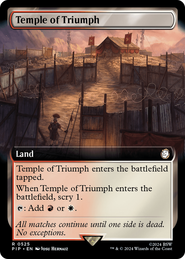 Image of Temple of Triumph (Extended Art) (PIP-525) - Fallout: (Extended Art) Foil