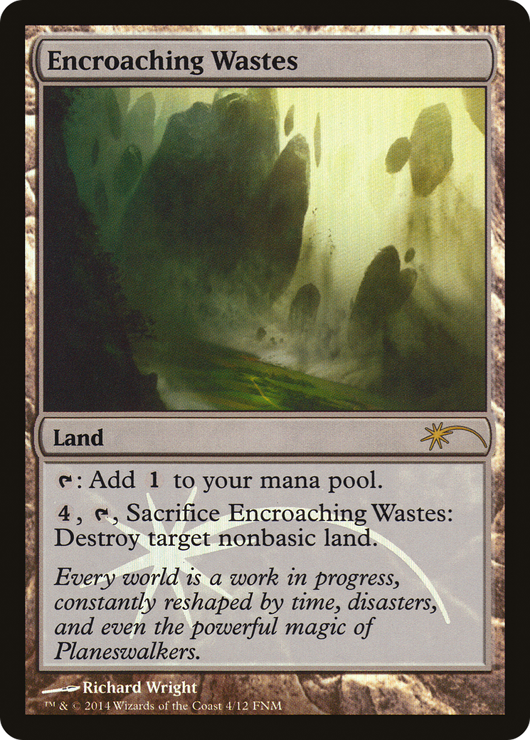 Image of Encroaching Wastes (FNM-004) - Friday Night Magic 2014 Foil