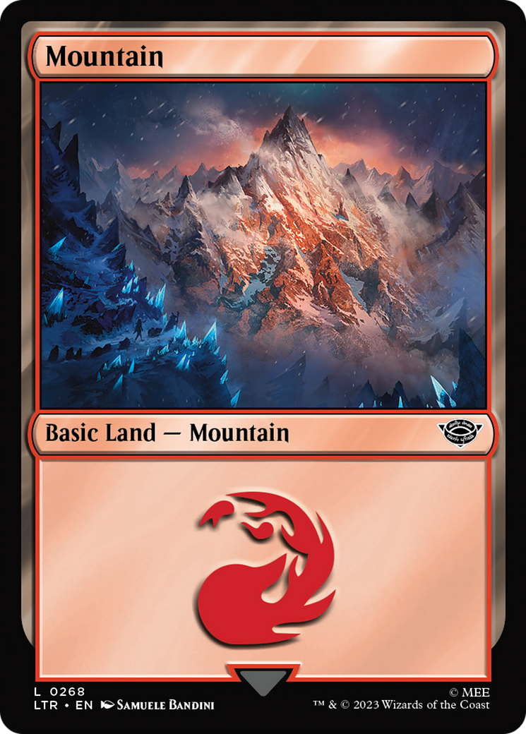 Image of Mountain (0268) (LTR-268) - The Lord of the Rings: Tales of Middle-earth Foil