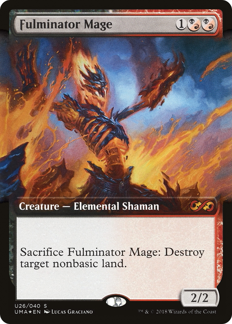 Image of Fulminator Mage (UMA:BT-U26) - Ultimate Box Topper: (Extended Art) Foil