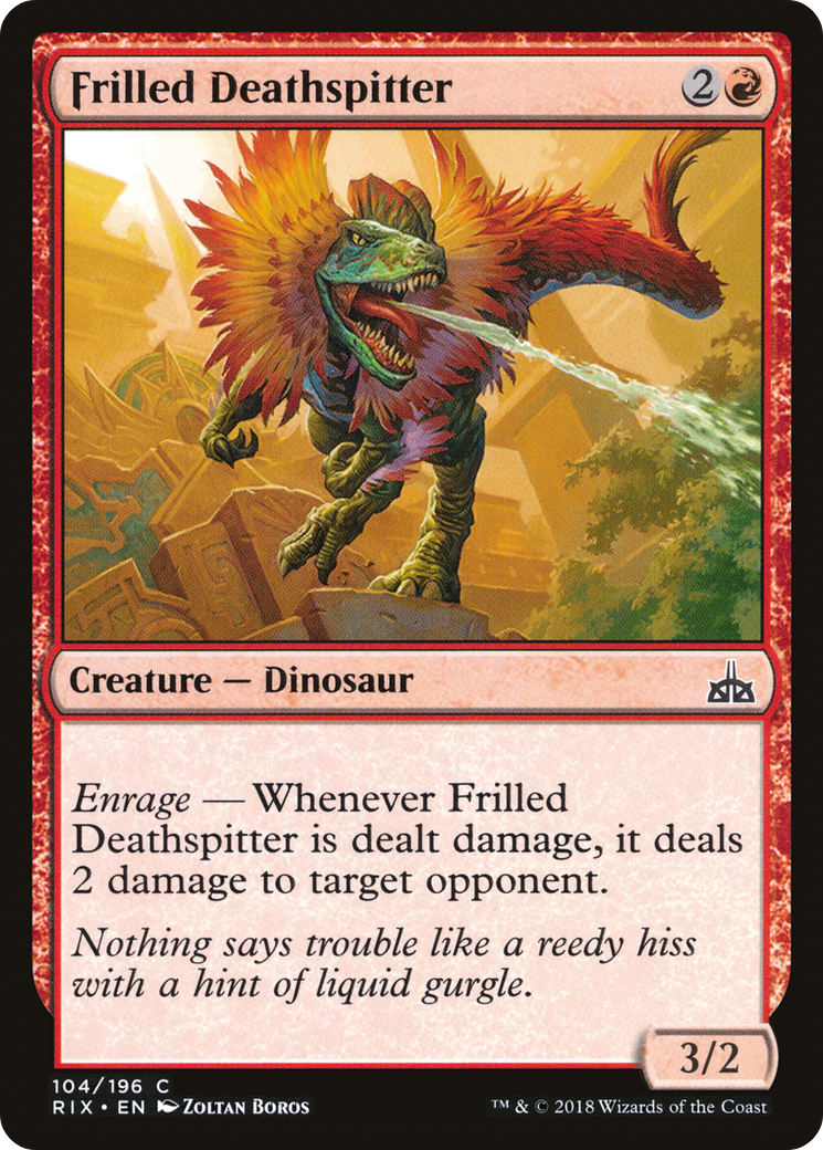 Image of Frilled Deathspitter (RIX-104) - Rivals of Ixalan