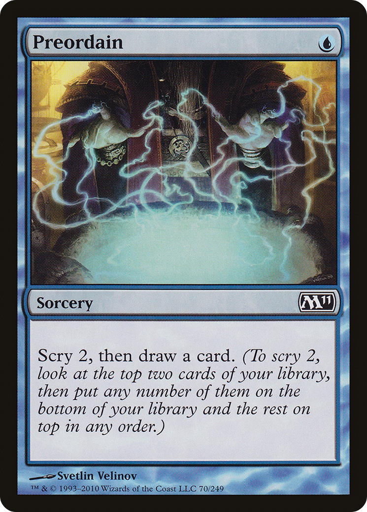 Image of Preordain (M11-070) - Magic 2011 Foil