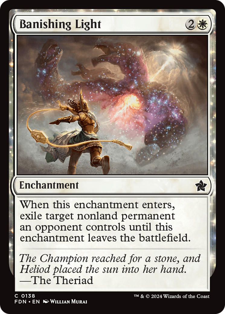 Image of Banishing Light (FDN-138) - Foundations: (enchantment)
