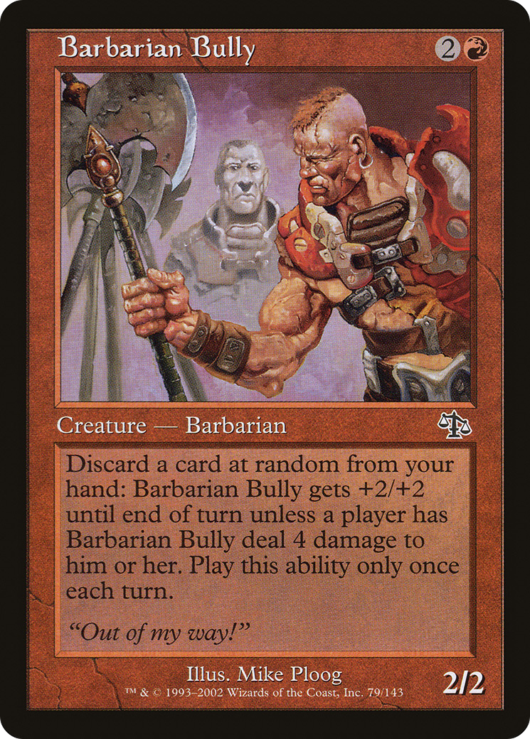 Image of Barbarian Bully (JUD-079) - Judgment Foil