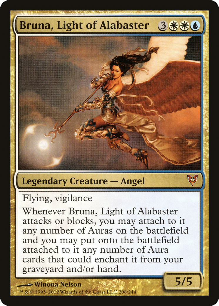 Image of Bruna, Light of Alabaster (AVR-208) - Avacyn Restored