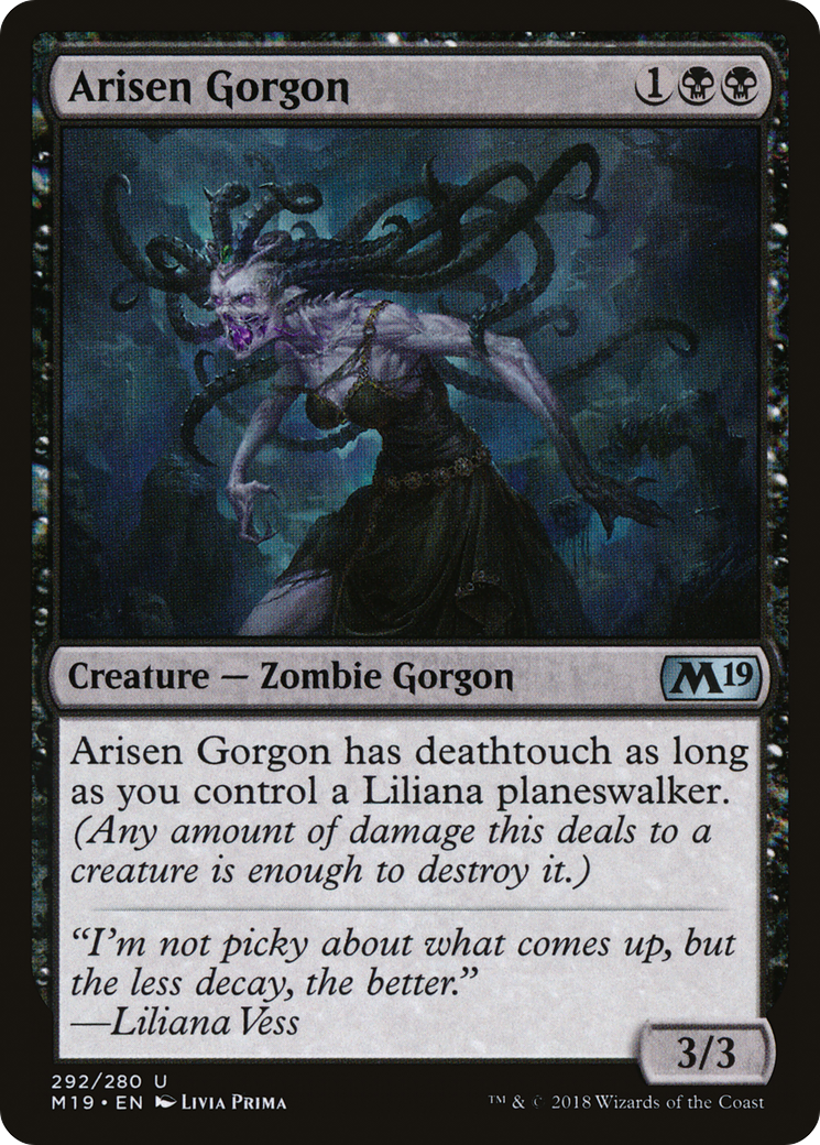 Image of Arisen Gorgon (M19-292) - Core Set 2019