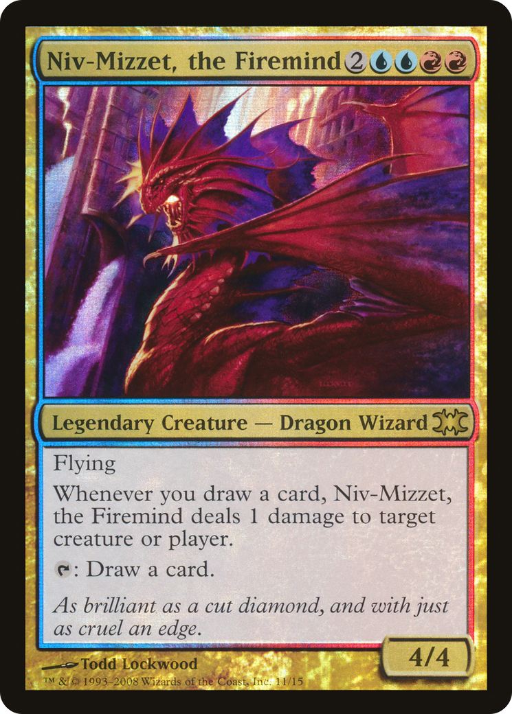 Image of Niv-Mizzet, the Firemind (DRB-011) - From the Vault: Dragons Foil