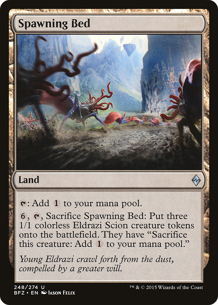 Image of Spawning Bed (BFZ-248) - Battle for Zendikar Foil